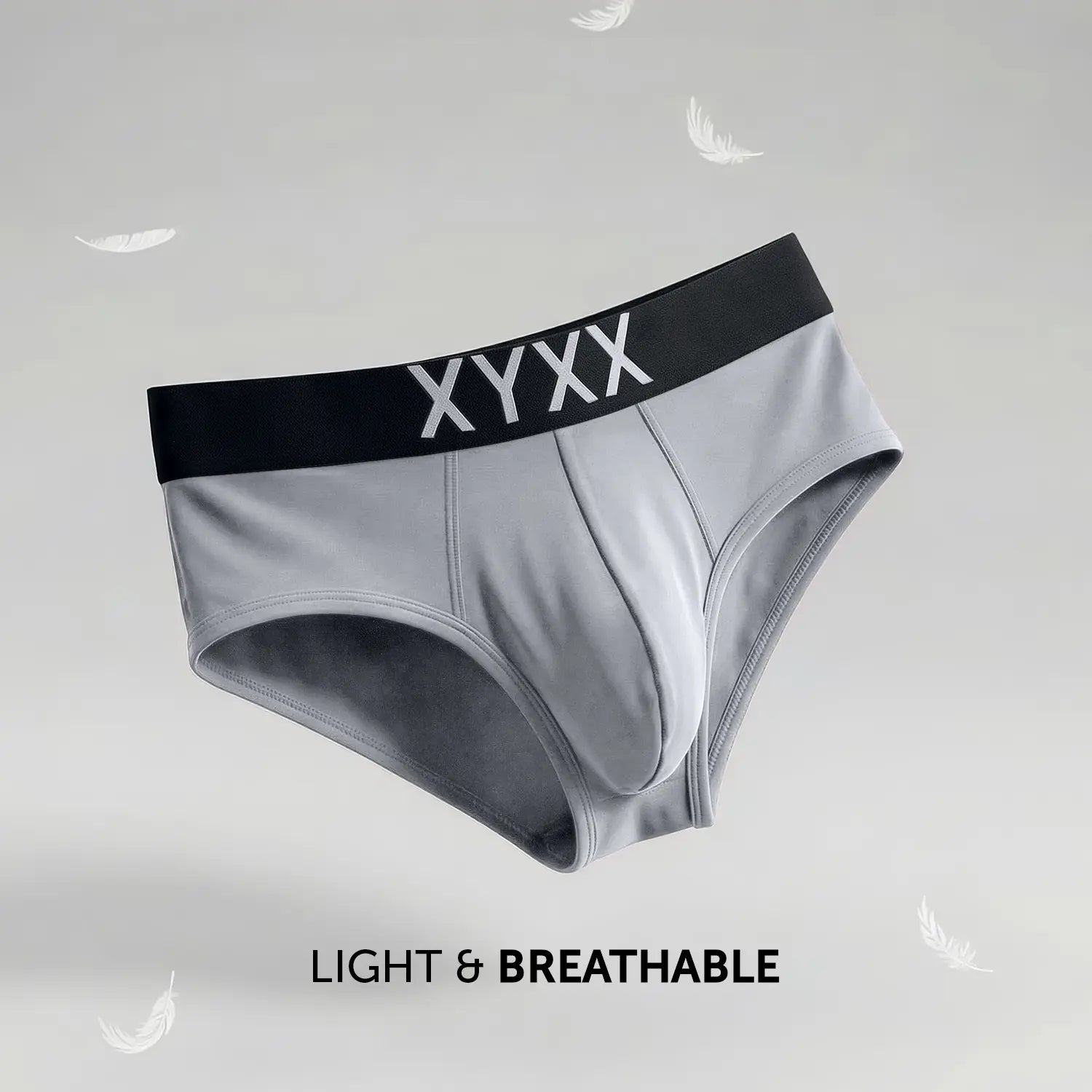 Alpha Tactel Briefs - Ash Grey