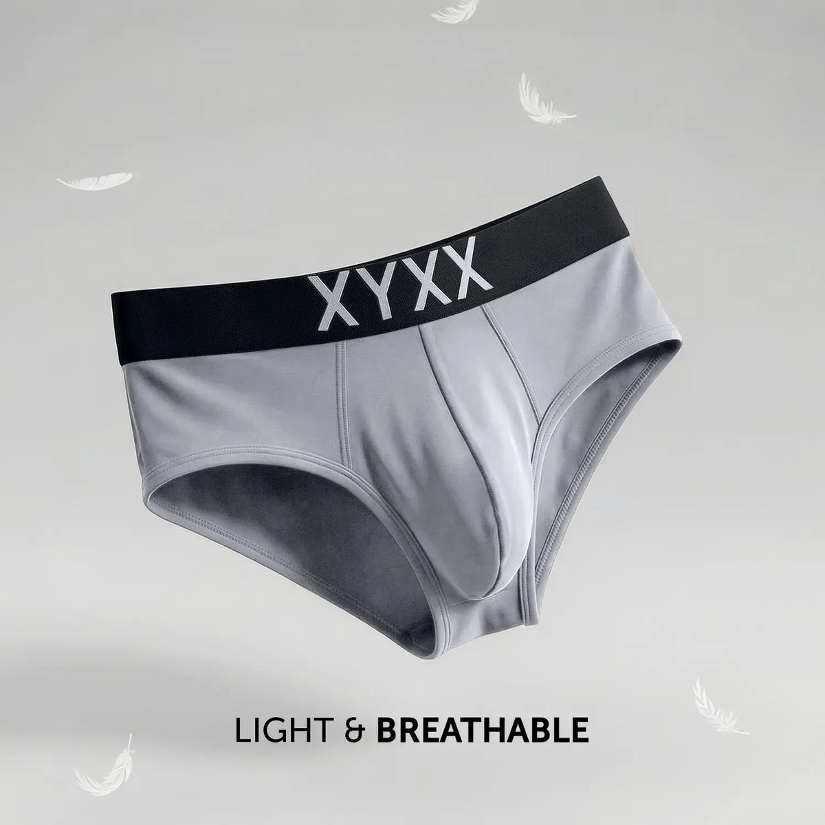 Alpha Tactel Briefs - Ash Grey