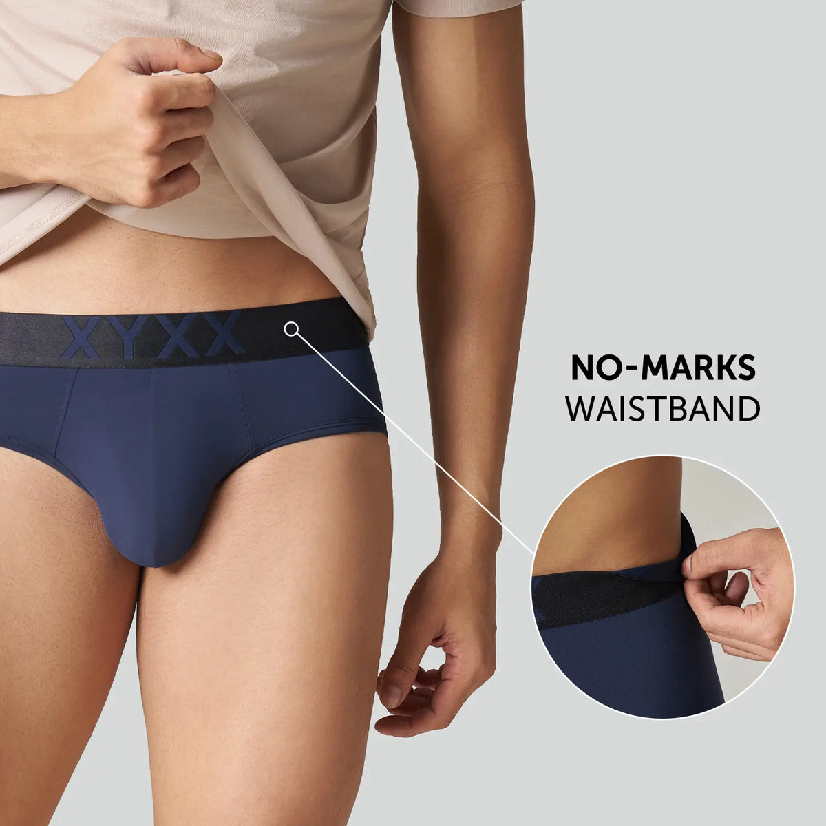 Alpha Tactel Briefs - Navy Blue