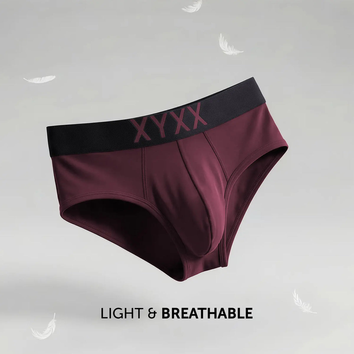 Alpha Tactel Briefs - Auburn Red