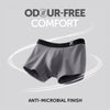 Aero Silver Cotton Trunks Ash Grey