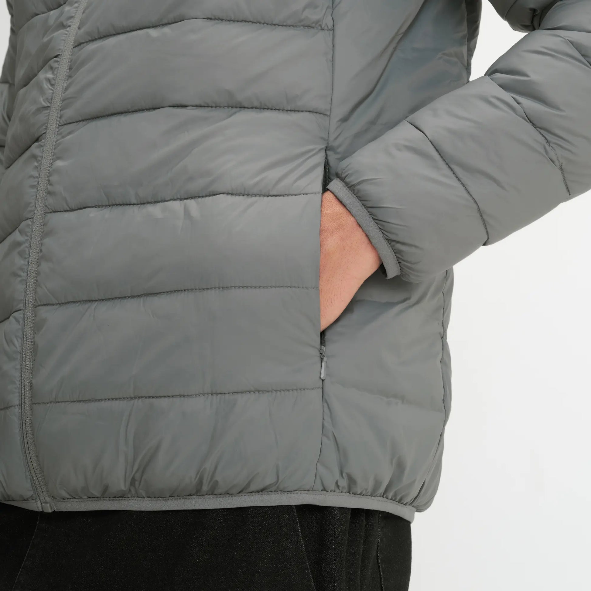 Ultra-Light Puffer Jacket - Ash Grey