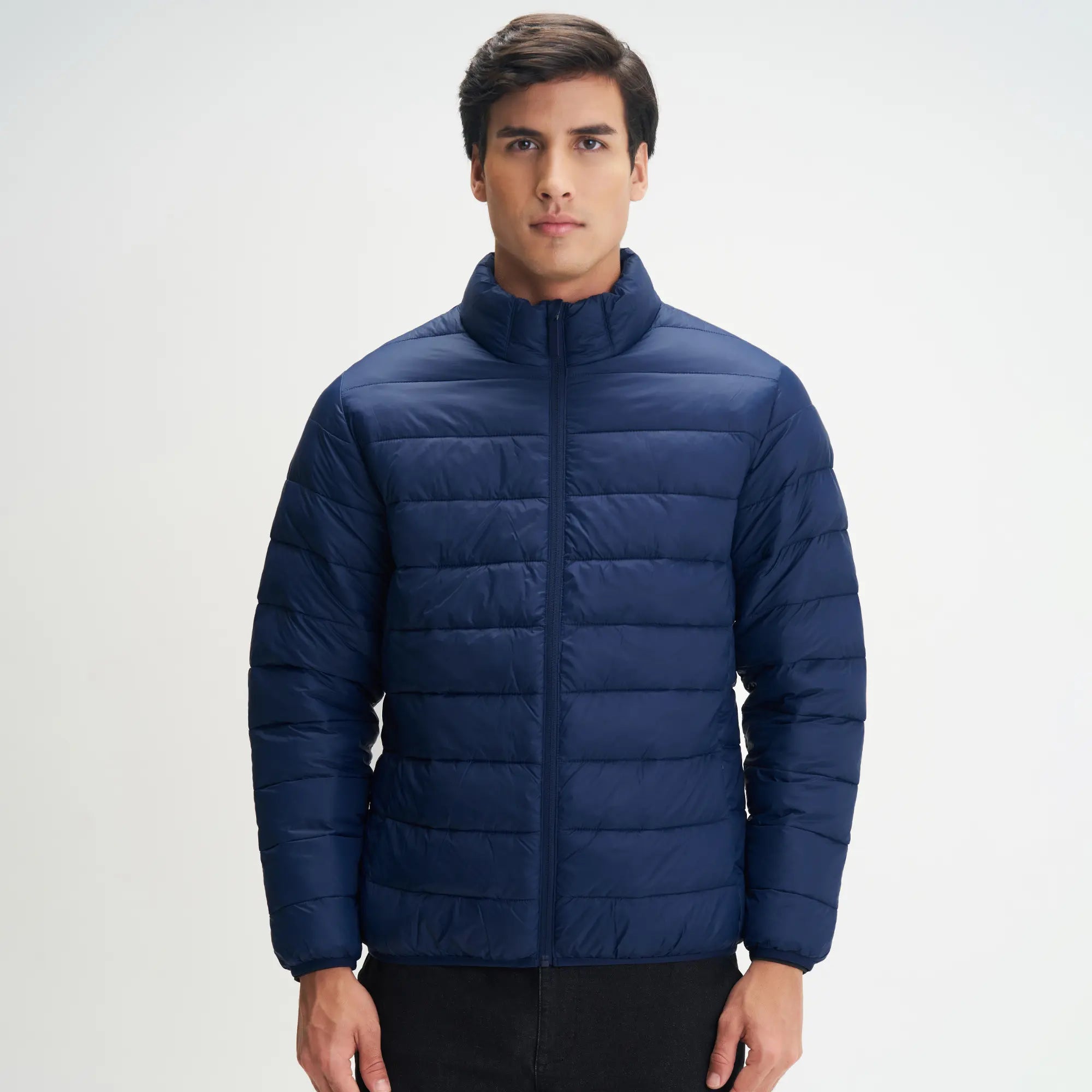 Ultra-Light Puffer Jacket - Navy Blue