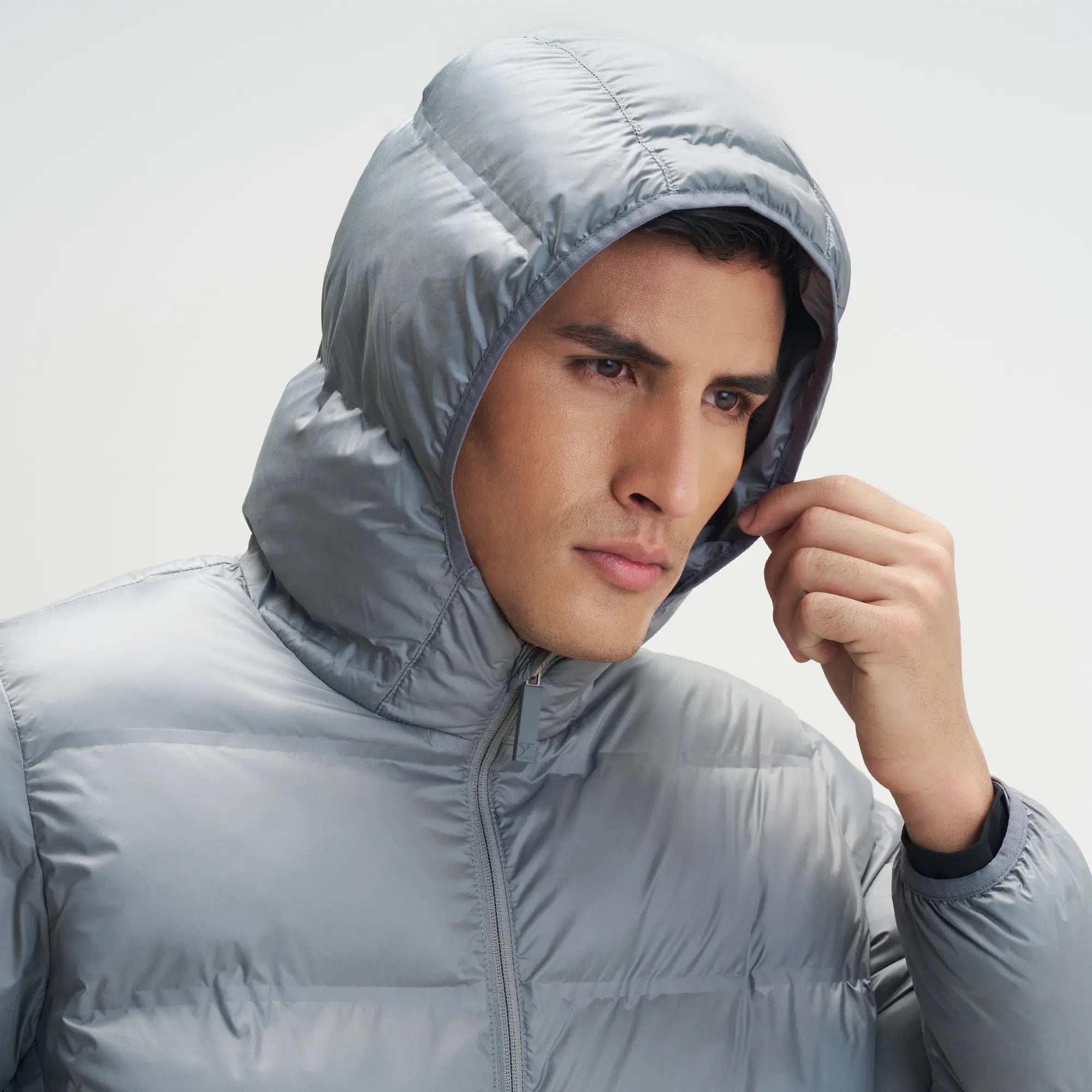 Ultra-Warm Puffer Jacket - Ash Grey