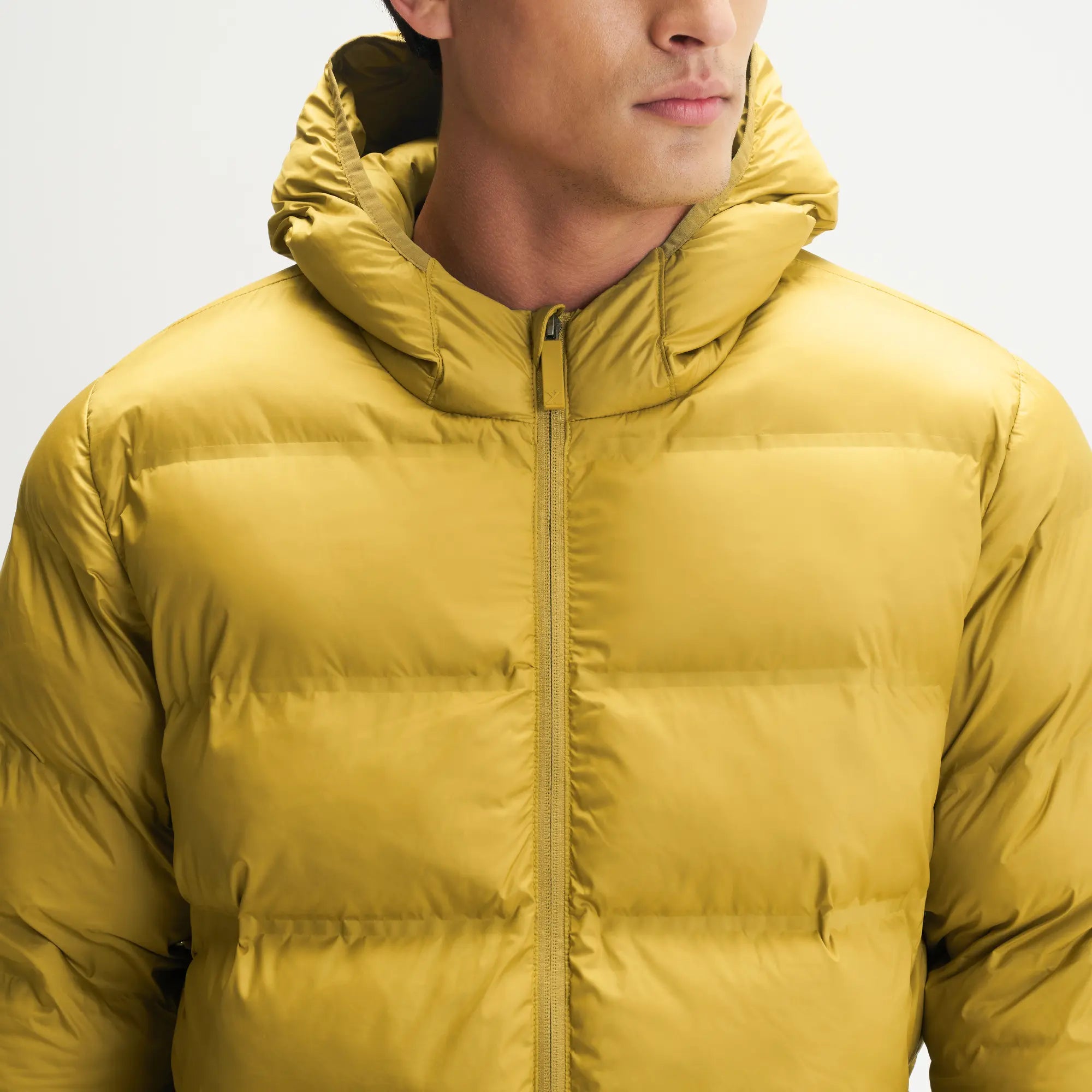 Ultra-Warm Puffer Jacket - Ochre Yellow