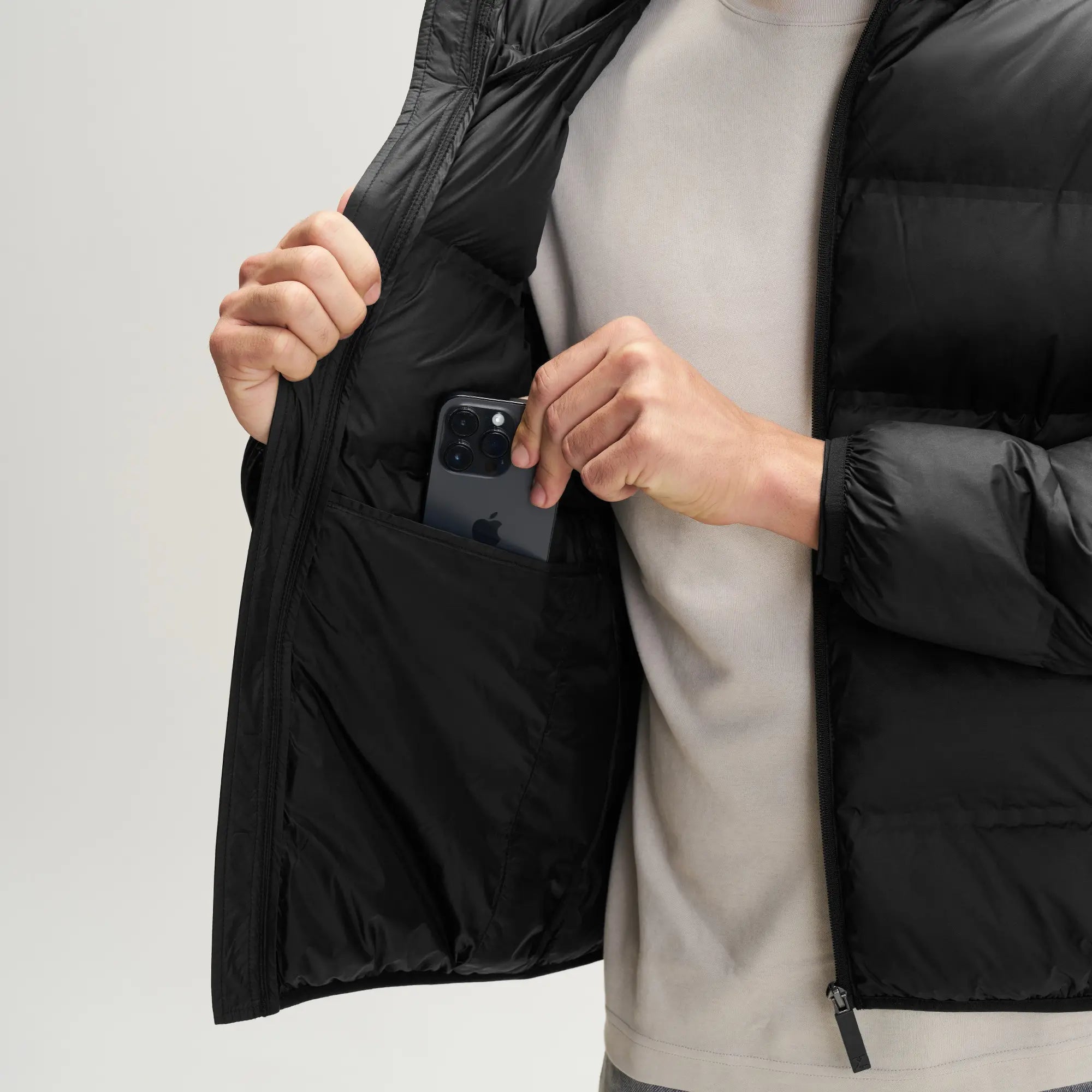 Ultra-Warm Puffer Jacket - Pitch Black