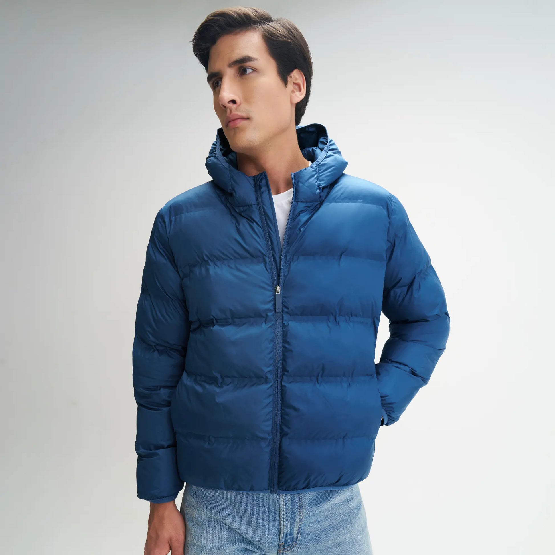Ultra-Warm Puffer Jacket - Royal Blue