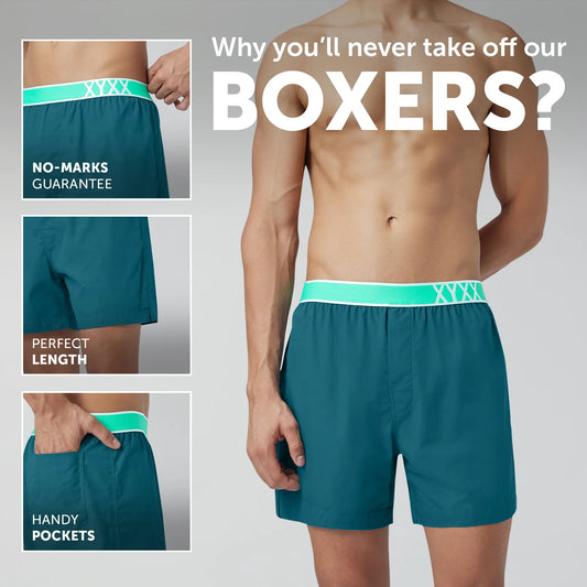 Volt Cotton Boxer Storm Blue - XYXX Crew