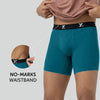 Super Combed Cotton-Modal Boxer Briefs - Aqua Blue