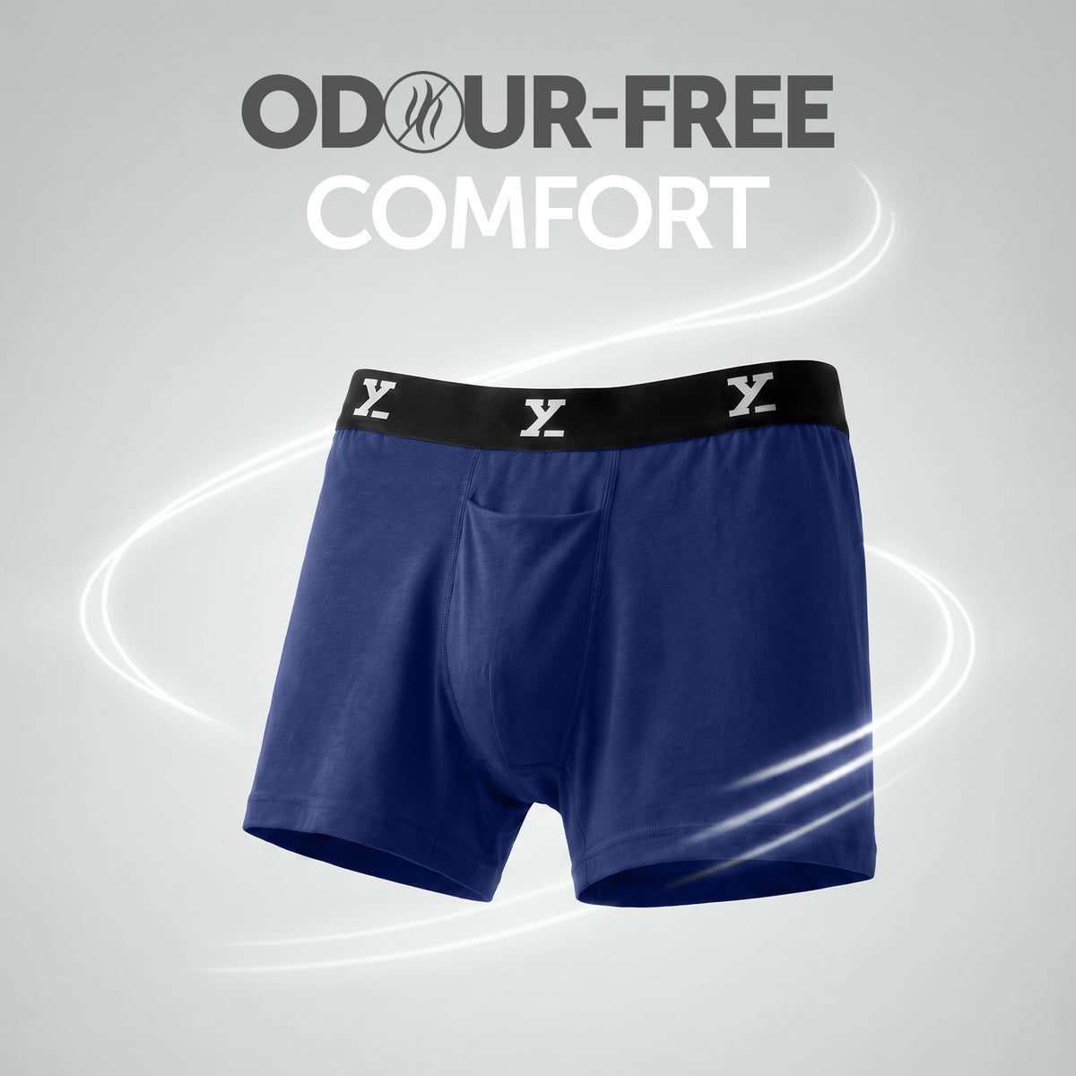 Super Combed Cotton-Modal Boxer Briefs - Imperial Blue