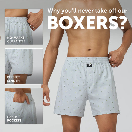 Astor Lounge Inner Boxers Line Grey - XYXX Crew
