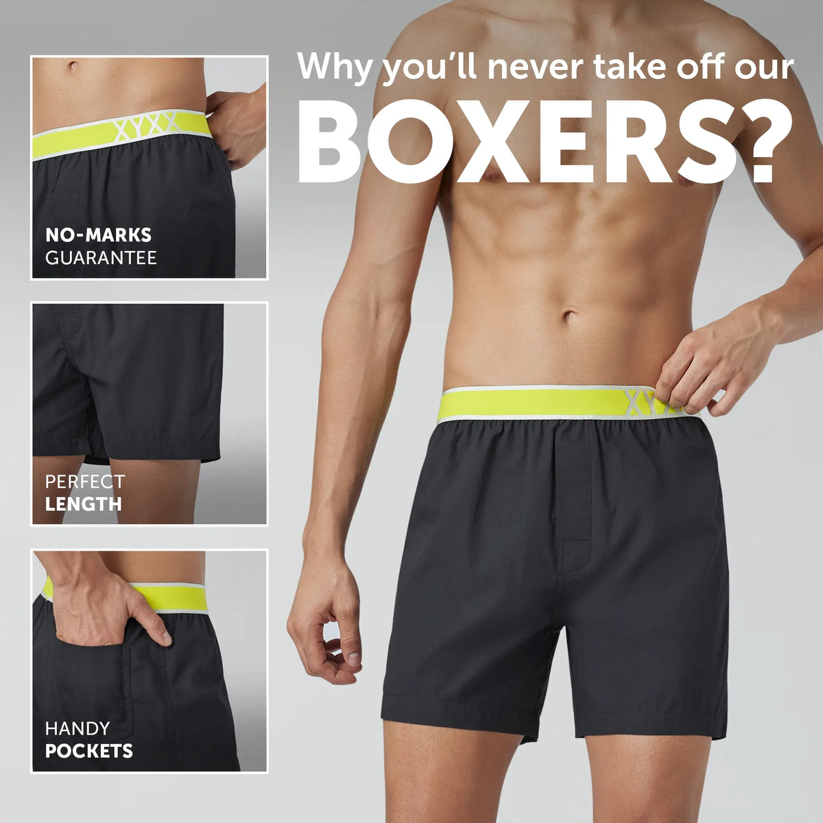 Volt Cotton Boxer Storm Grey