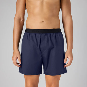 Solid Inner Boxers - Navy Blue