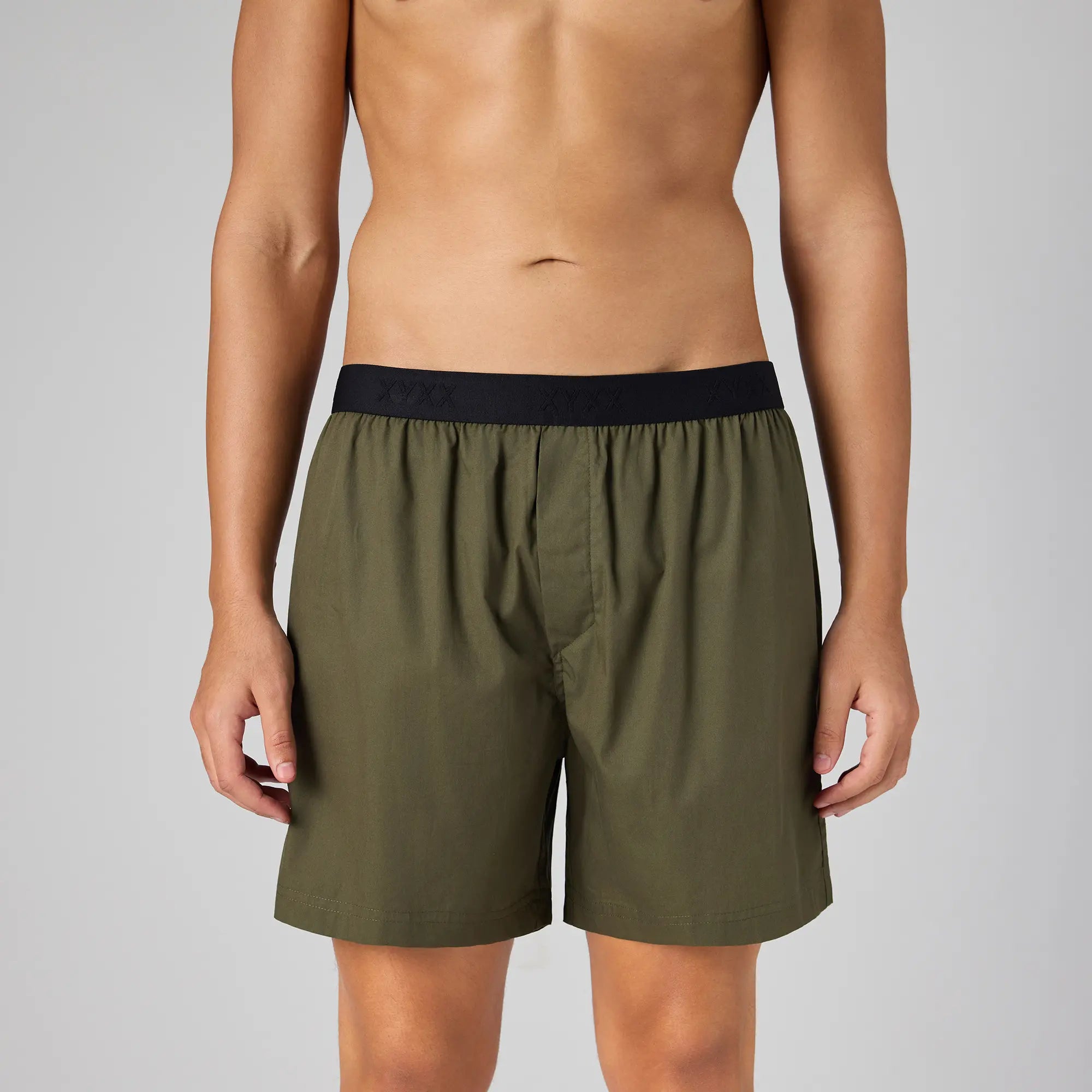 Solid Inner Boxers - Olive Green