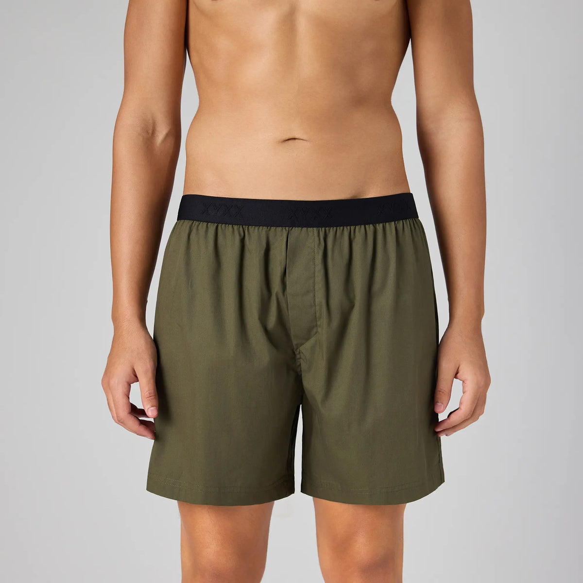 Solid Inner Boxers - Olive Green
