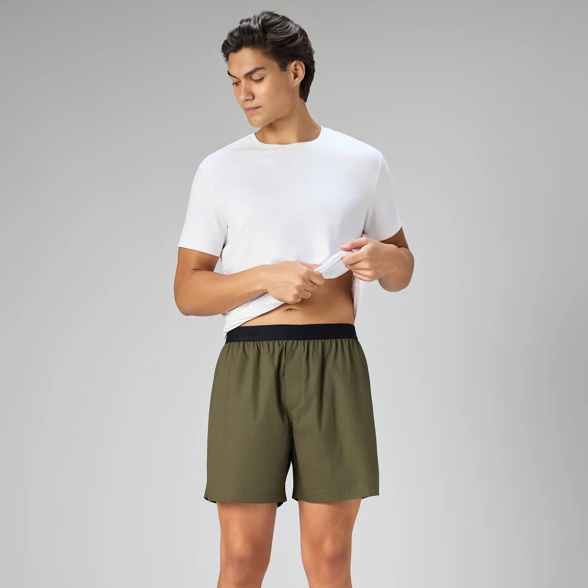 Solid Inner Boxers - Olive Green