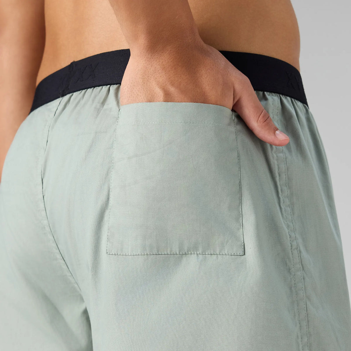Solid Inner Boxers - Sage Green