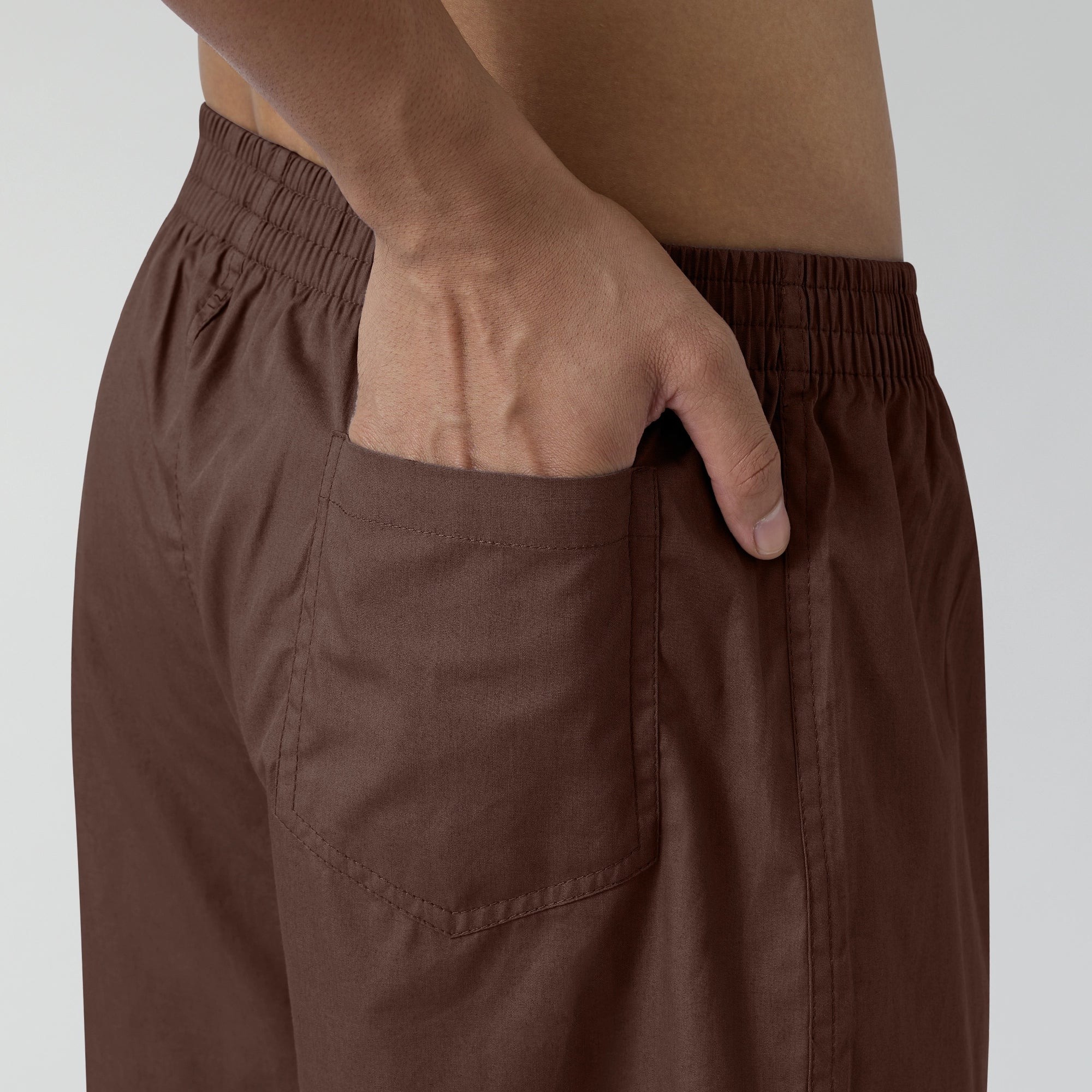 Solid Inner Boxers - Espresso Brown
