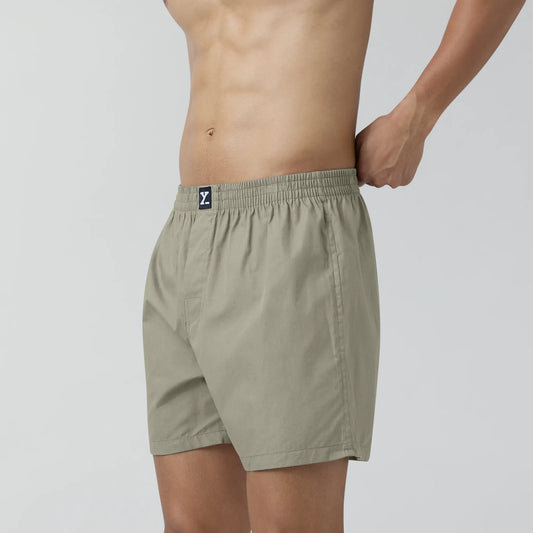 Solid Inner Boxers - Cascade Grey