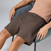 Printed Outer Boxers - Walnut Brown