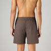 Printed Outer Boxers - Walnut Brown