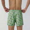 Printed Inner Boxers - Avocado Green