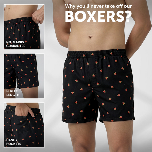 Super Combed Cotton Boxers Pack of 2