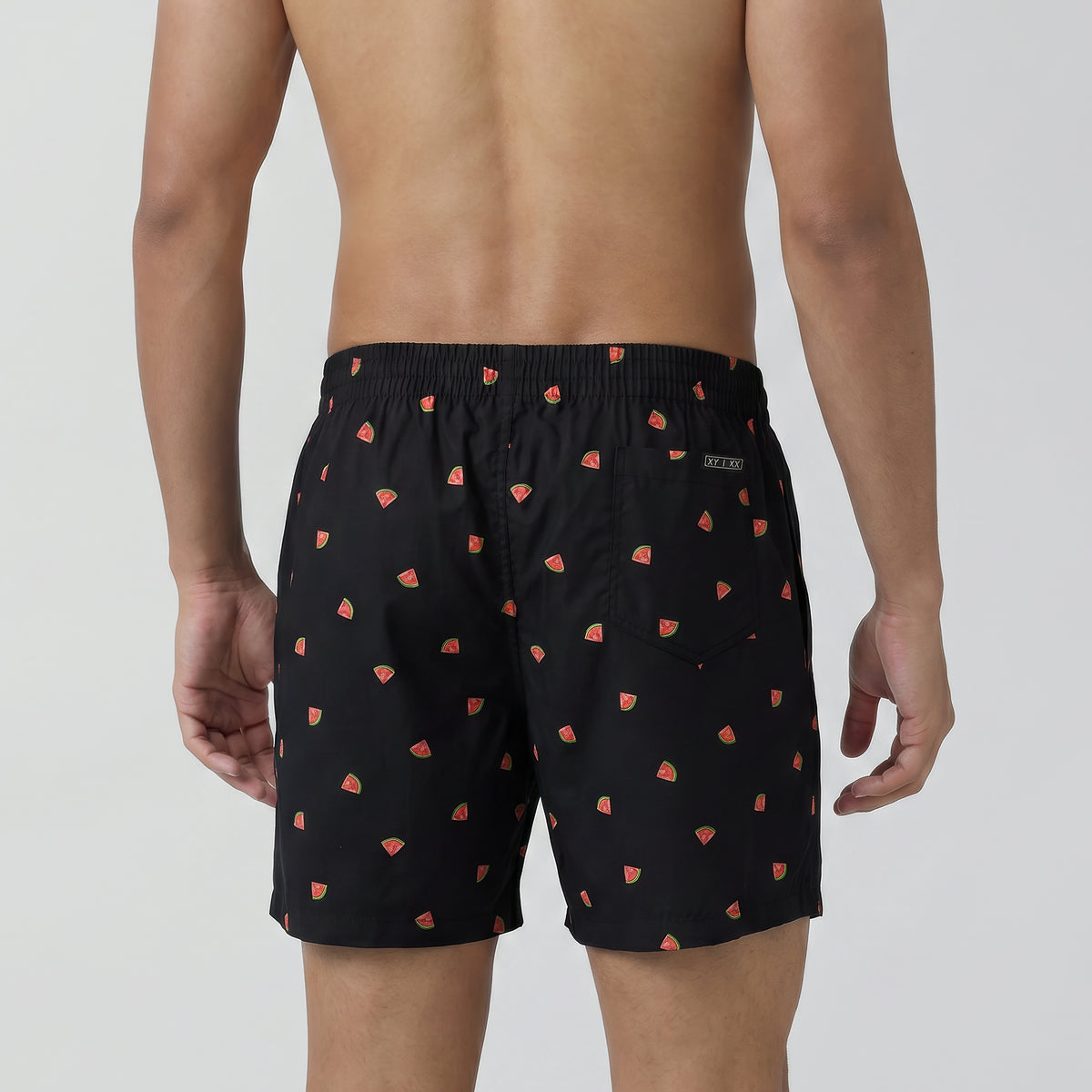 Printed Inner Boxers - Watermelon Black