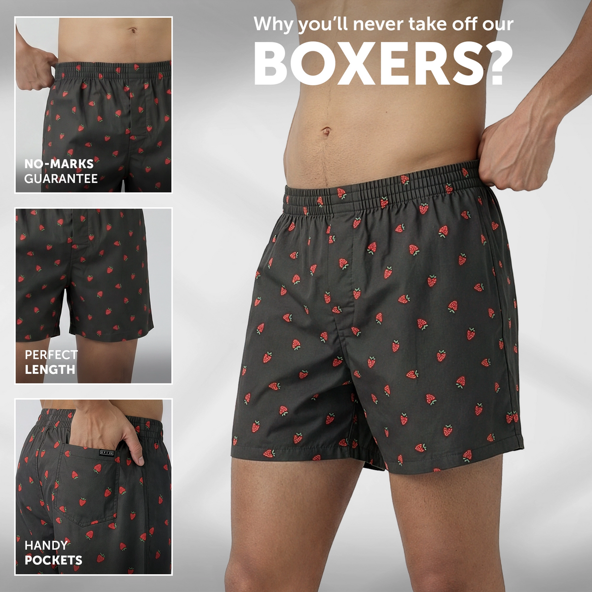 Super Combed Cotton Boxers Pack of 2