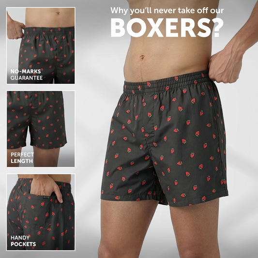 Super Combed Cotton Boxers Pack of 2