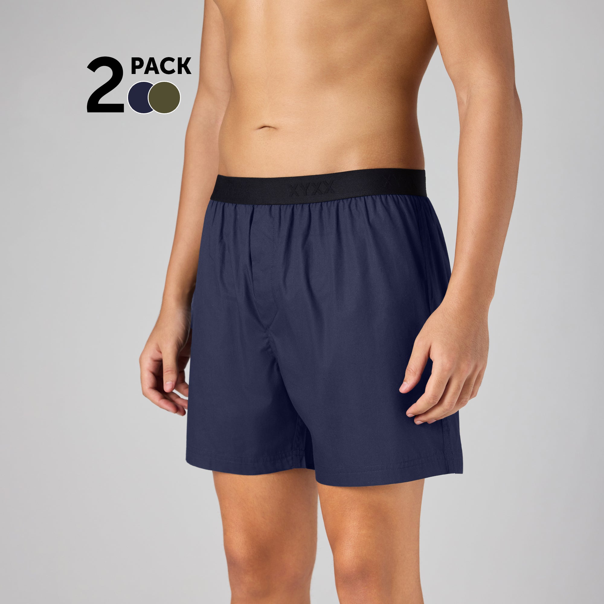 Super Combed Cotton Boxers Pack of 2