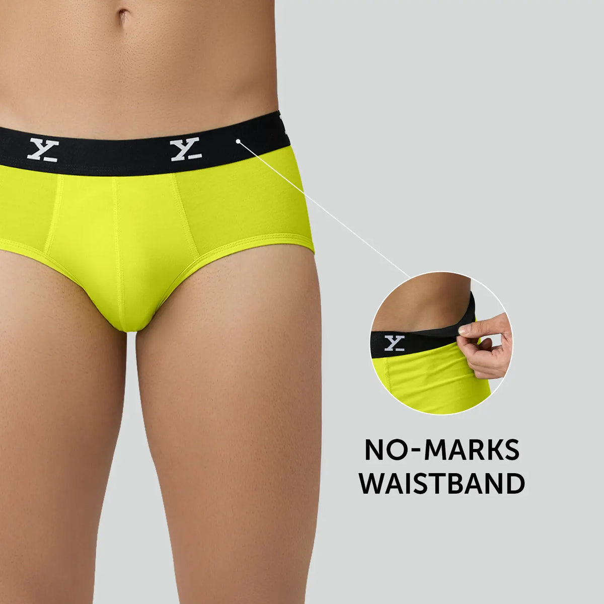 Ace Modal Briefs Lime Punch