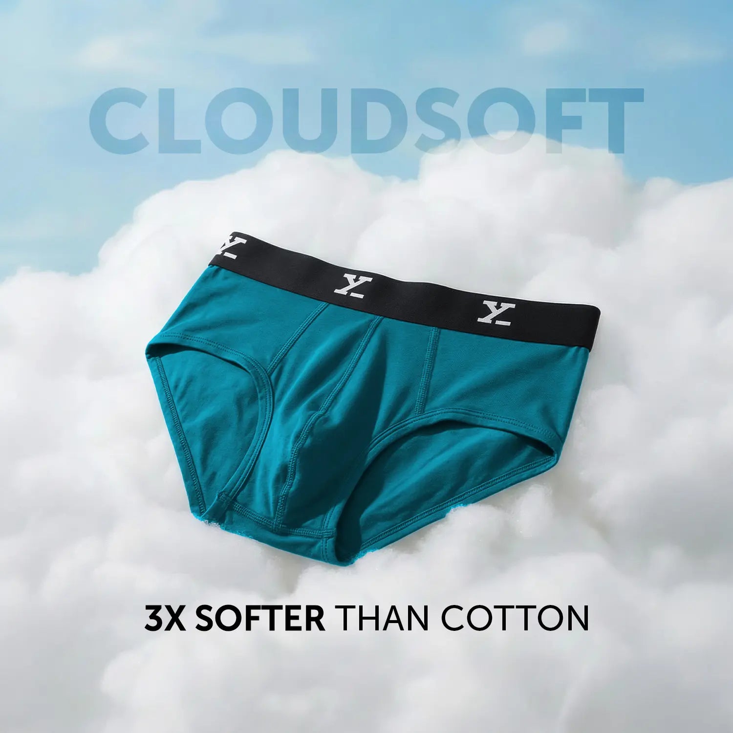 Ace Modal Briefs Aqua Blue