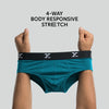 Ace Modal Briefs Aqua Blue