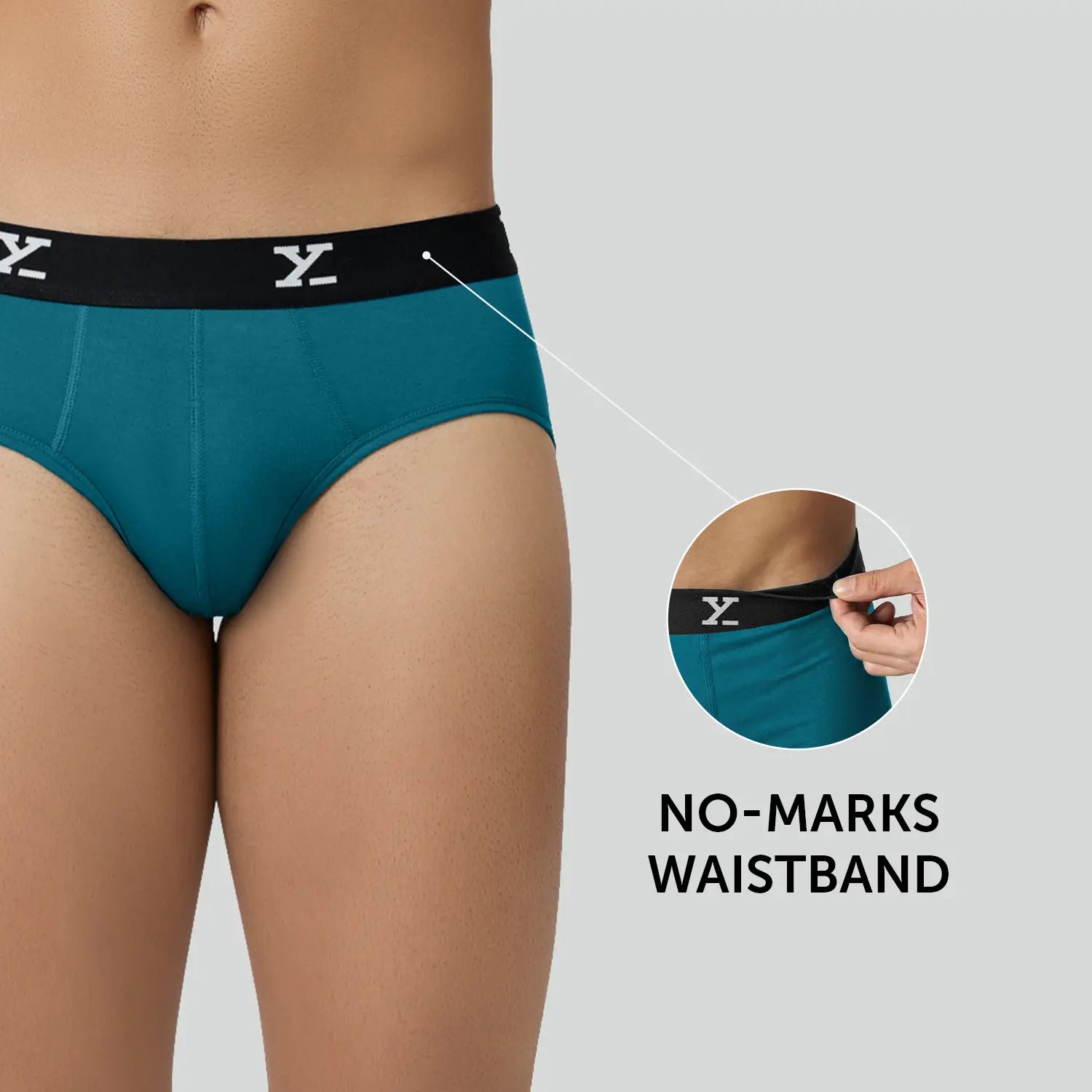 Ace Modal Briefs Aqua Blue