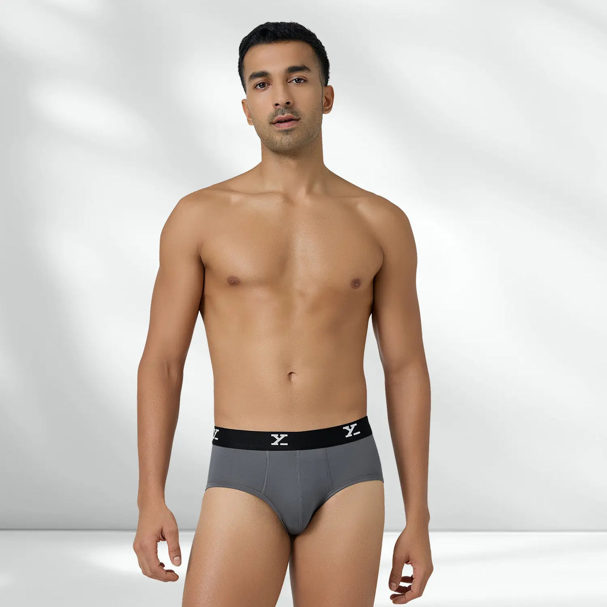 Ace Modal Briefs Charcoal Grey
