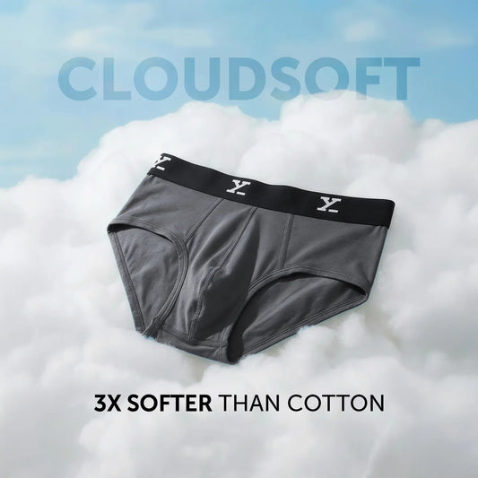 Ace Modal Briefs Charcoal Grey