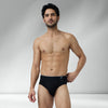 Traq Silver Cotton Briefs Black Knight
