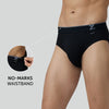 Traq Silver Cotton Briefs Black Knight