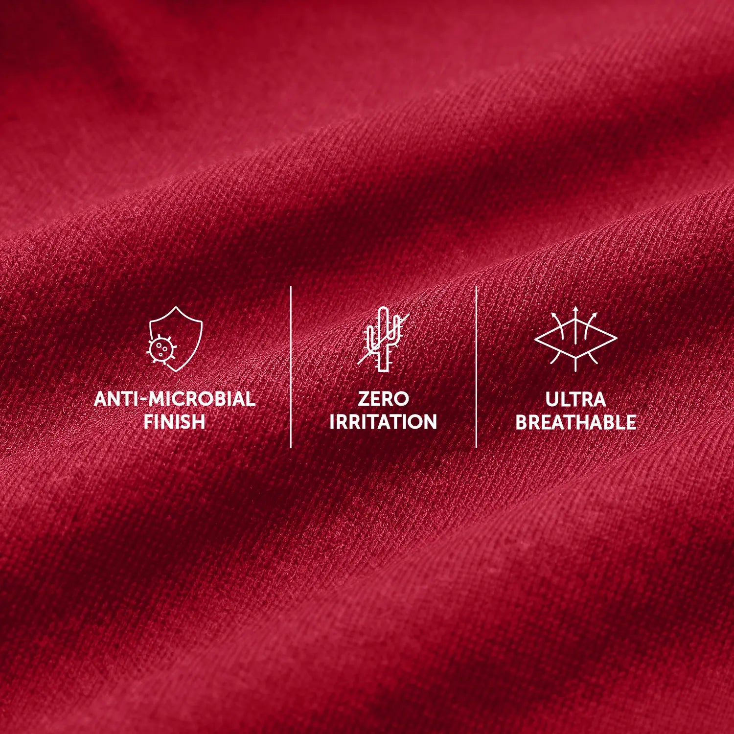 Traq Silver Cotton Briefs Rio Red