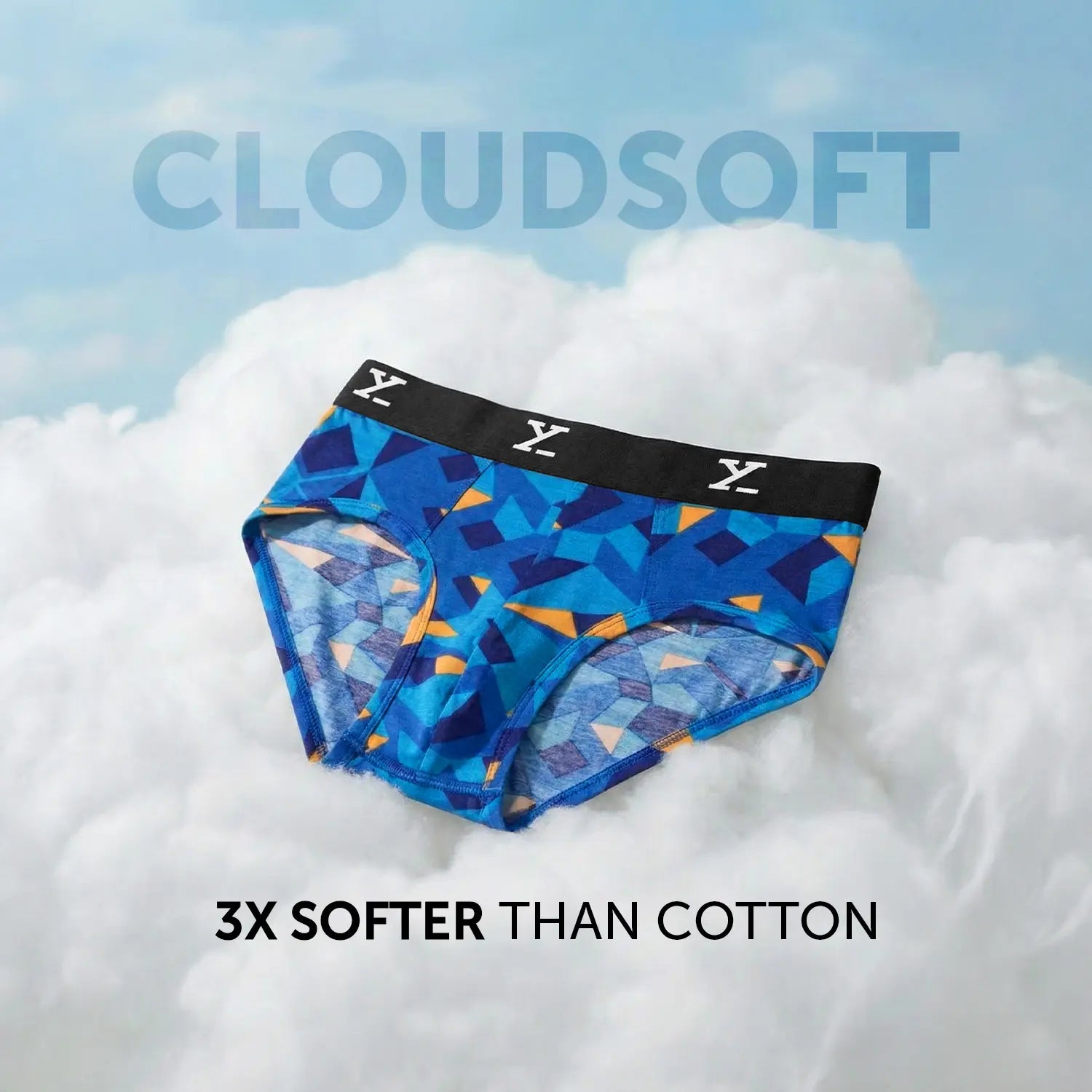 Shuffle Modal Briefs Prism Blue