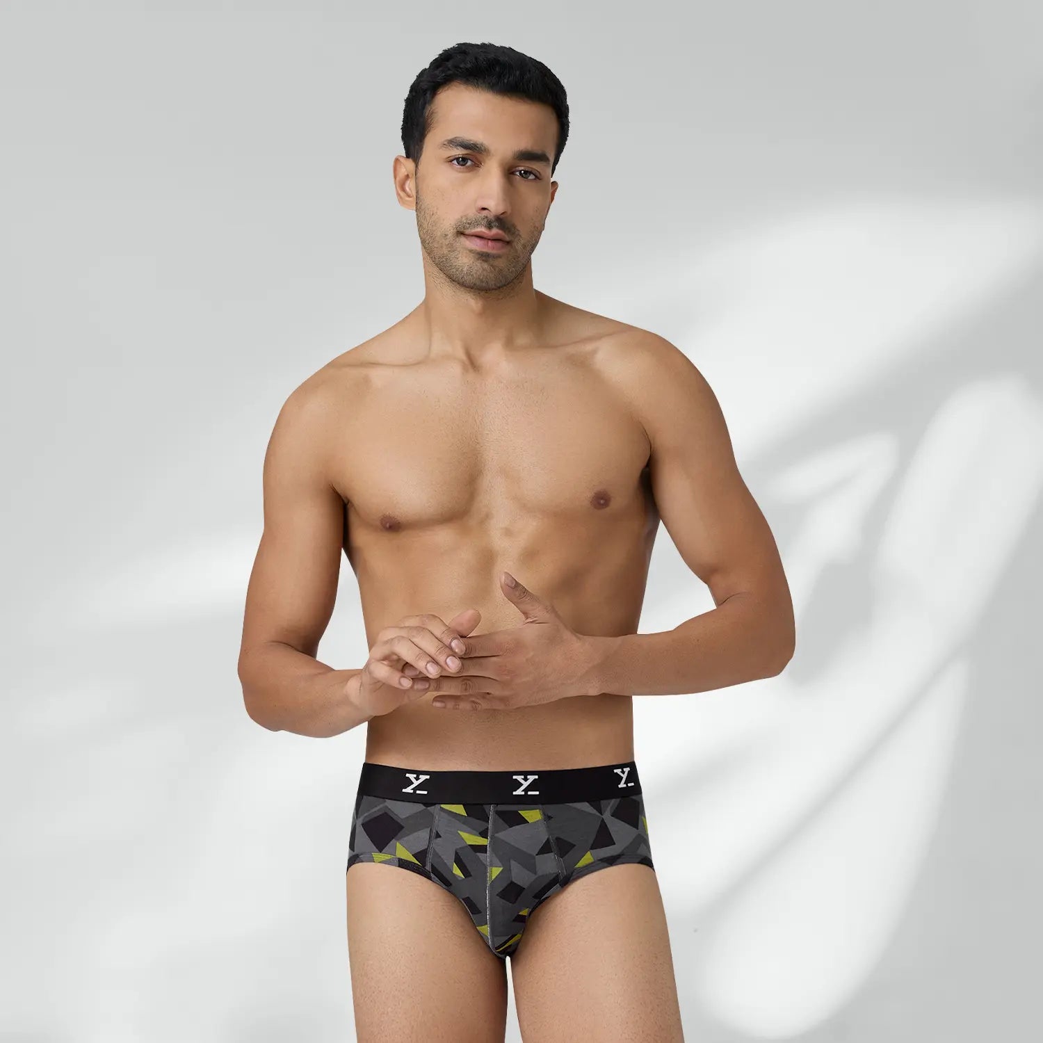 Shuffle Modal Briefs Prism Grey