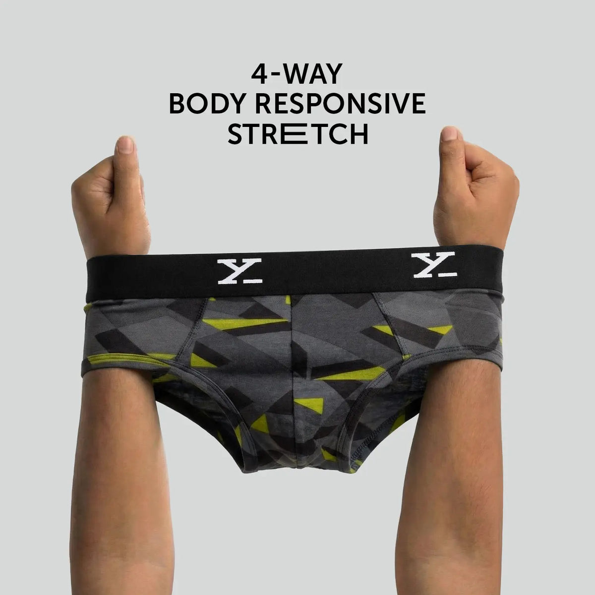 Shuffle Modal Briefs Prism Grey
