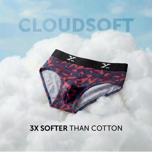 Shuffle Modal Briefs Triad Red