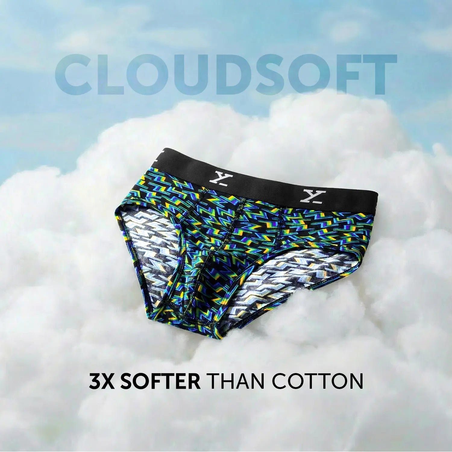 Shuffle Modal Briefs Bolt Green