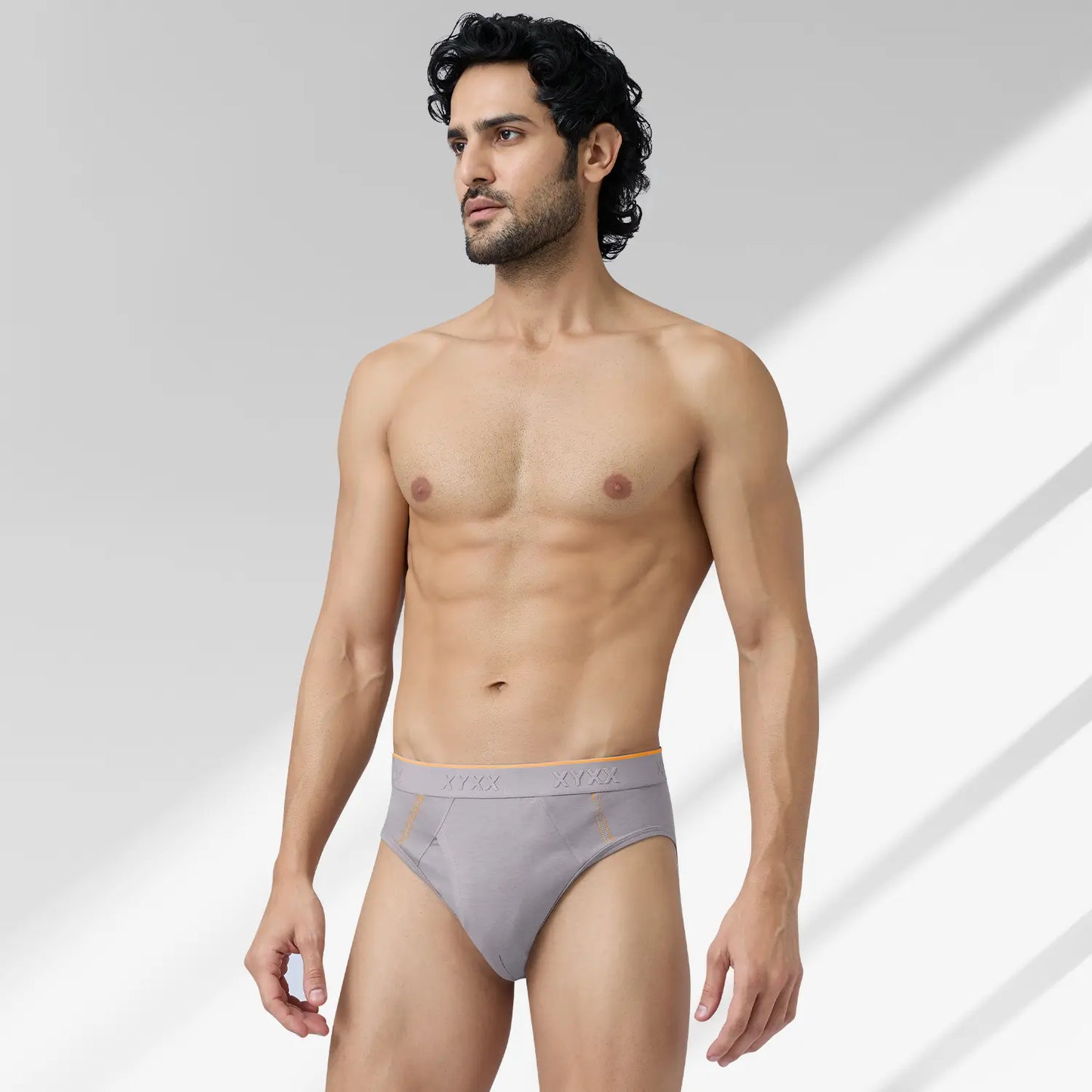 Crux Cotton Stretch Briefs Cloud Grey