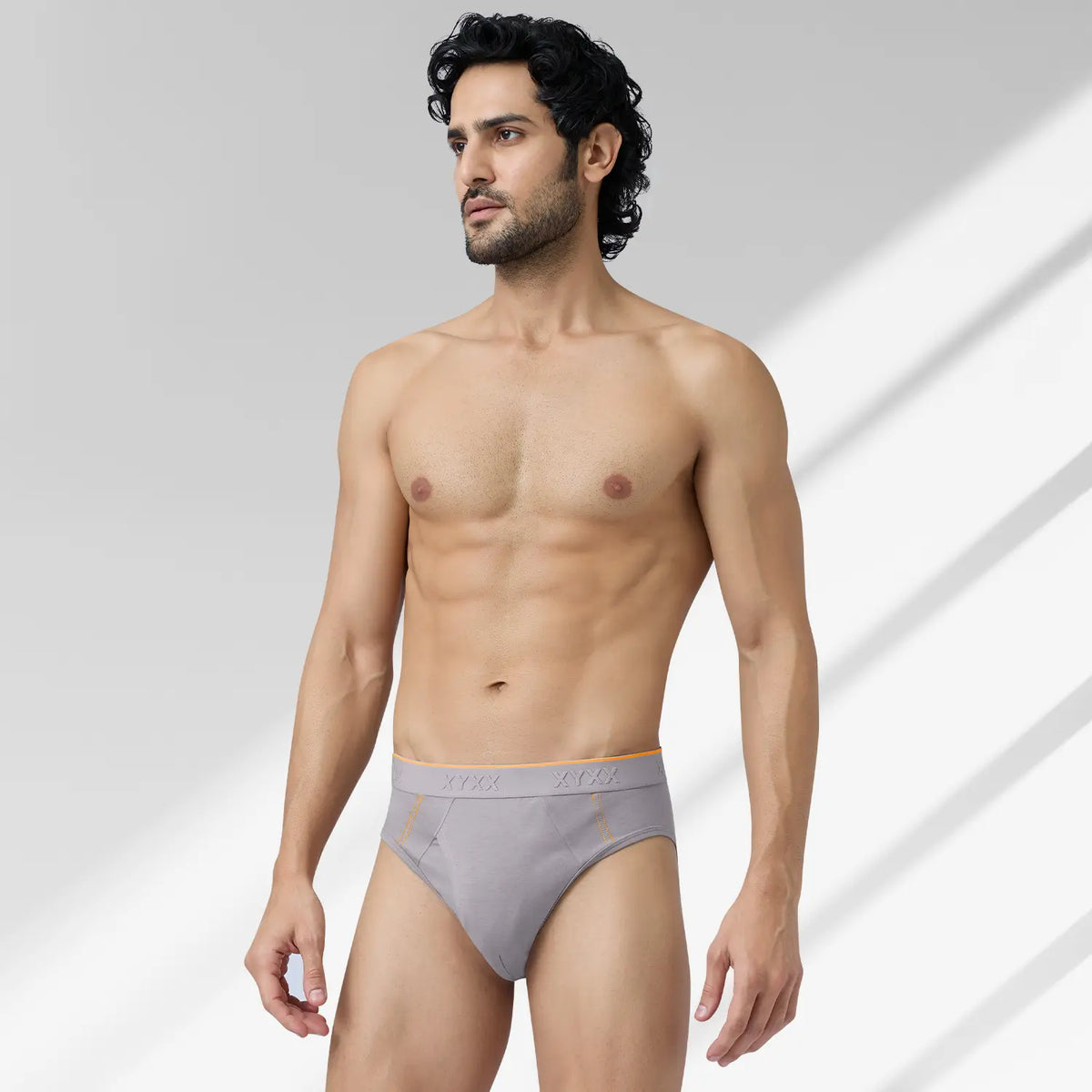 Crux Cotton Stretch Briefs Cloud Grey