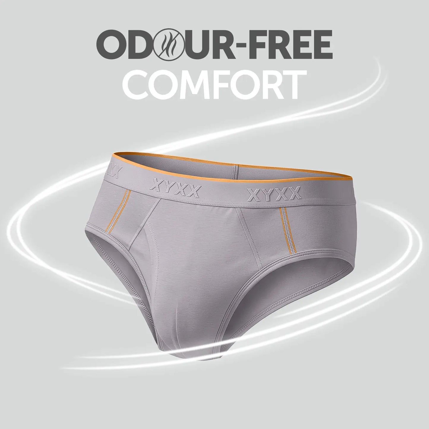 Crux Cotton Stretch Briefs Cloud Grey