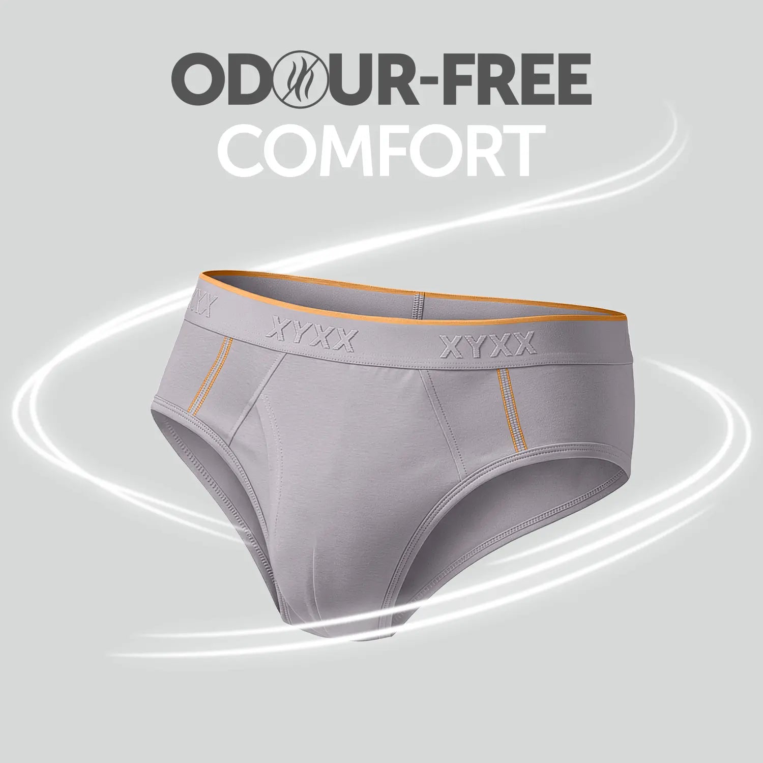 Crux Cotton Stretch Briefs Cloud Grey