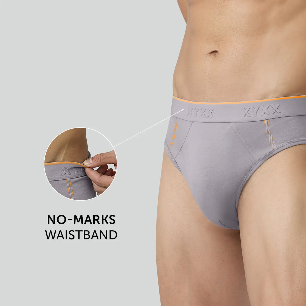 Crux Cotton Stretch Briefs Cloud Grey
